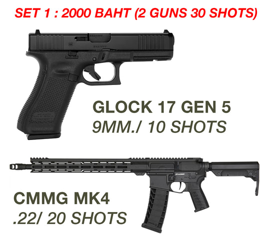 SET 01 (2 Guns 30 Shots)